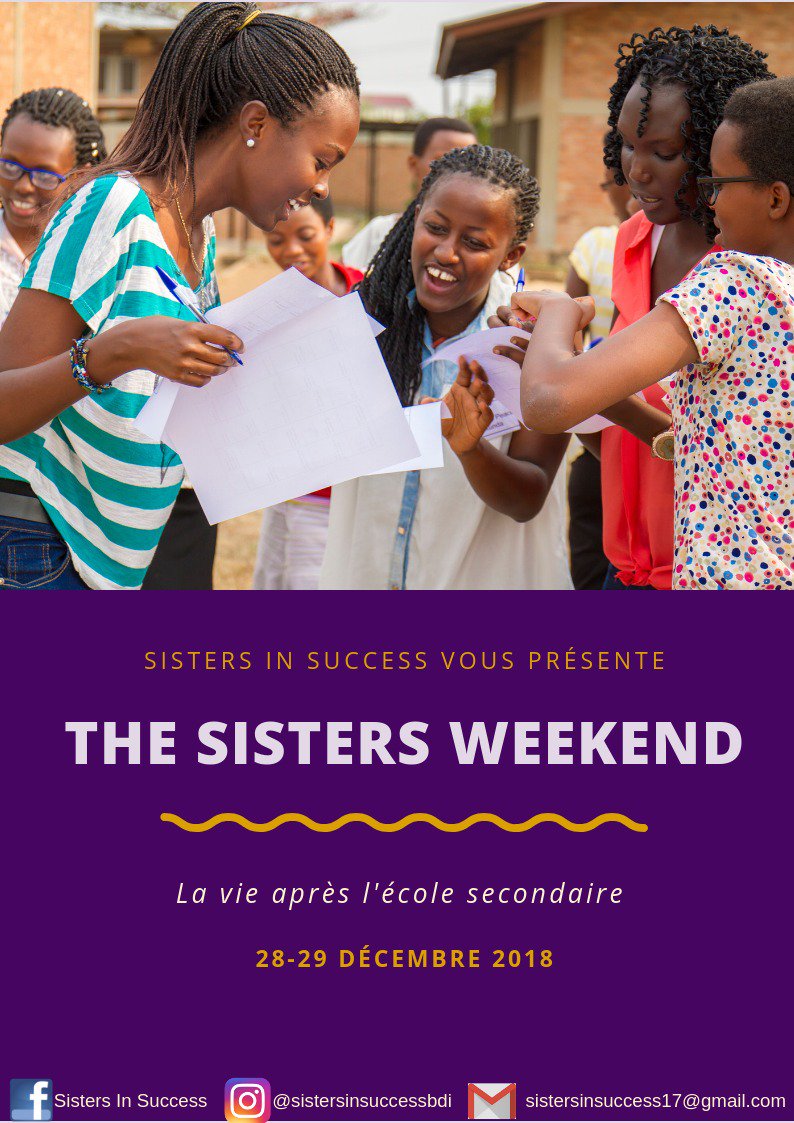 IngoMagazine's tweet photo. Avec pour thème "La vie après l'école secondaire", l’initiative #SistersInSuccess a organisé ce weekend du 28-29/12 un camp qui réunit les finalistes de l'école secondaire ainsi que les nouvelles diplômées dans les enceintes du Lycée SOS de @MairieBuja au #Burundi. https://t.co/jabYdU9eob