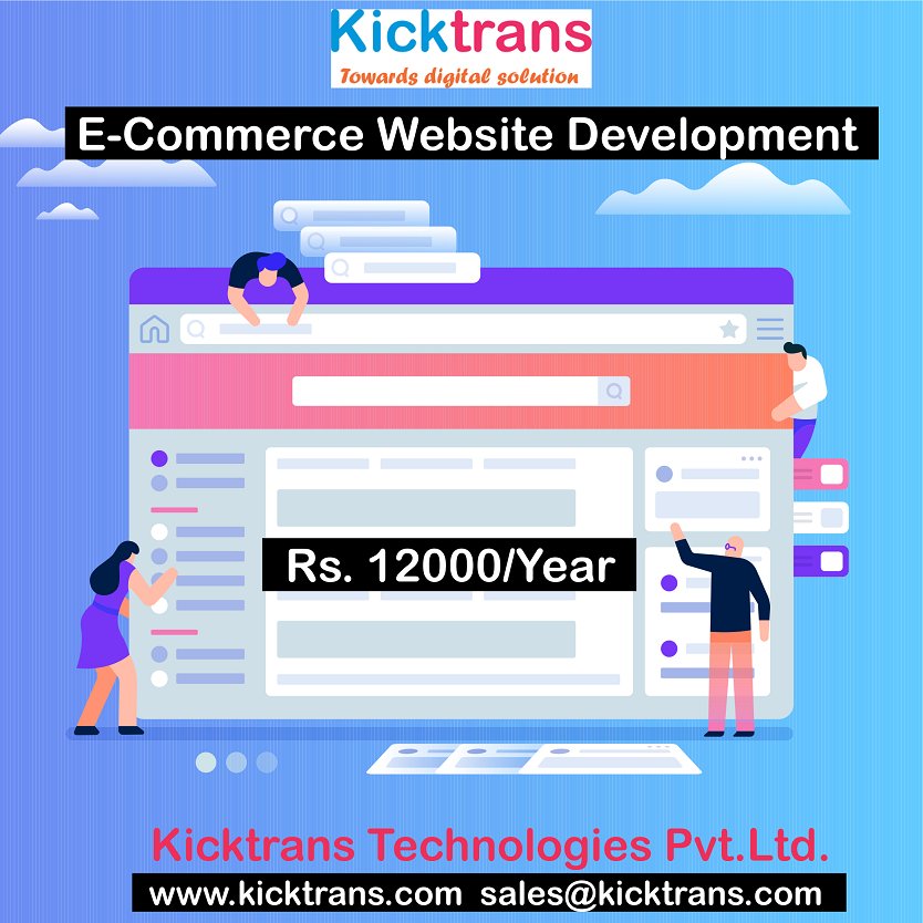 kicktrans's tweet image. E-Commerce responsive website development with domain,hosting,payment gateway,e-mail marketing, digital marketing,SEO at Rs.12,000/Year. Order Now
visit : kicktrans.com
#kicktrans #dynamicwebsitedevelopment #digitalmarketing