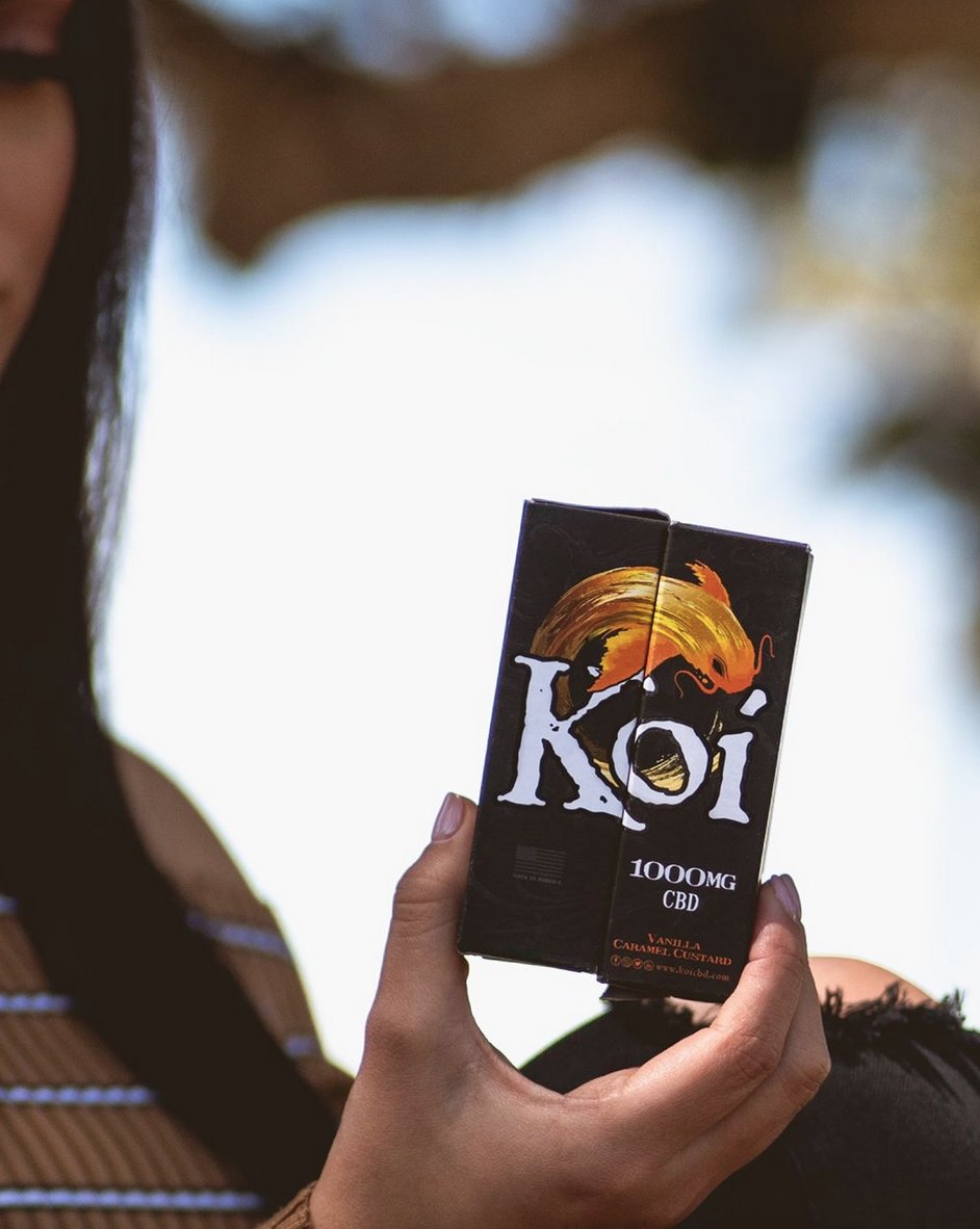 Brilliantly simple which makes Gold Koi the perfect all day CBD vape with four tones of vanilla and creamy caramel. #CBD #Cannabis #cbdmovement #cannabinoids #hemp #cbdoil #cannabiscommunity #cannabidiol #vapeporn #organiccannabis #cbdlife #vapecommunity #hemplife #vape