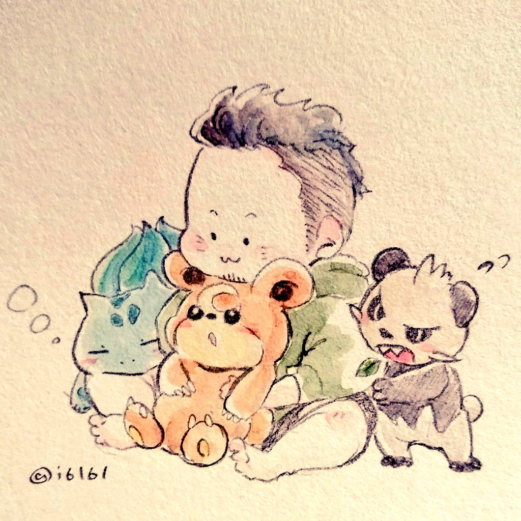 i6161's tweet photo. 好きなプロレスラーさんとポケモンを描くコーナー https://t.co/YVVgm6lC46