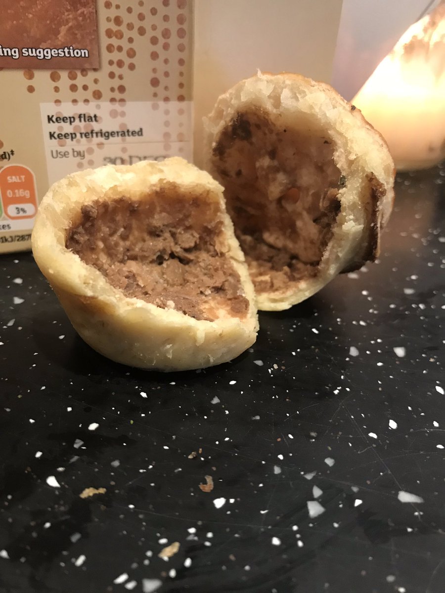 Jen805S's tweet photo. @sainsburys absolutely disgrace no filling in these party pies! #tastethedifference #partyfood #poorshow https://t.co/KWqHxcrw2W