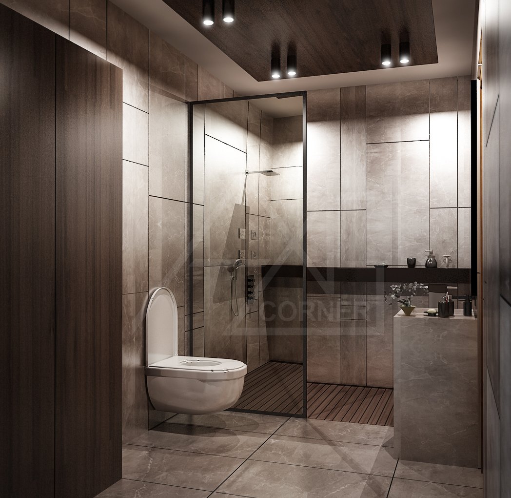 Washroom Photo realistic render