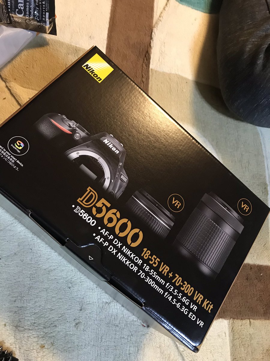 買っちまった〜😩
#nikon #d5600