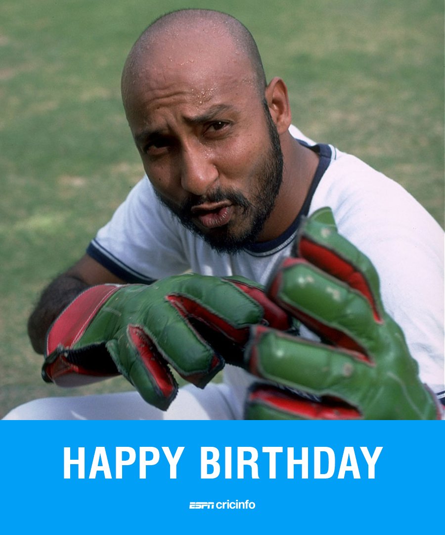   Happy birthday to former India keeper Syed Kirmani! 

 
