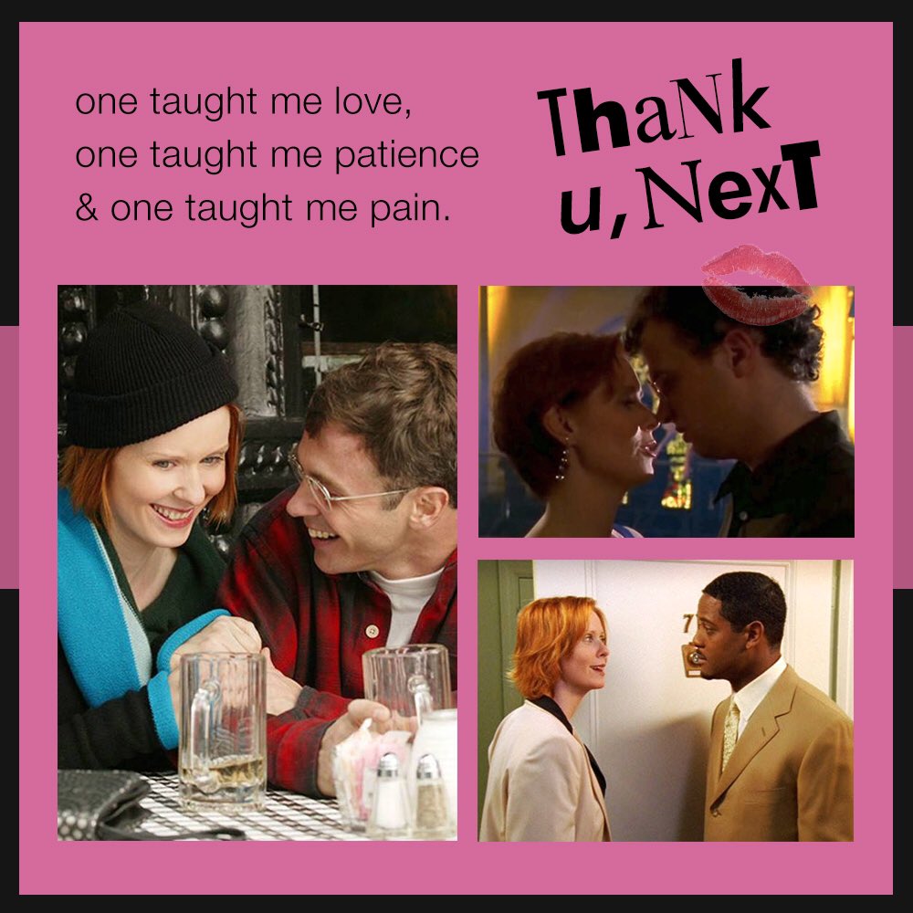 onewomansatc's tweet photo. thank u, next: miranda hobbes edition 👋🏼 https://t.co/sIIVgsxYkW