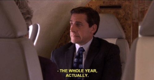 Da_MichaelScott's tweet photo. 2018 in a tweet https://t.co/vJIgPmg0ax