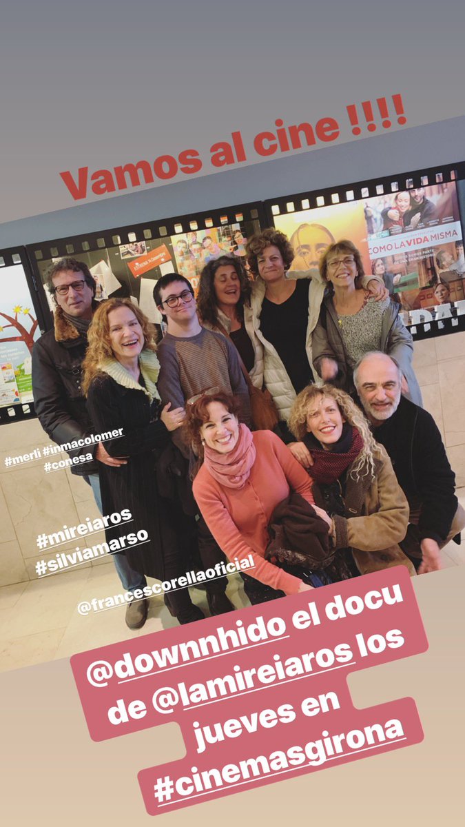 SilviaMarso's tweet photo. No se pierdan @downnhido El documental de @MireiaRos Los jueves en #CinemesGirona https://t.co/VFGv6aZpqM