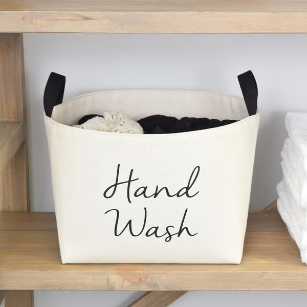Save on laundry baskets during our Organization Sale! Hand Wash Basket: buff.ly/2EPjJPS #handwash #laundryroom #laundryhamper