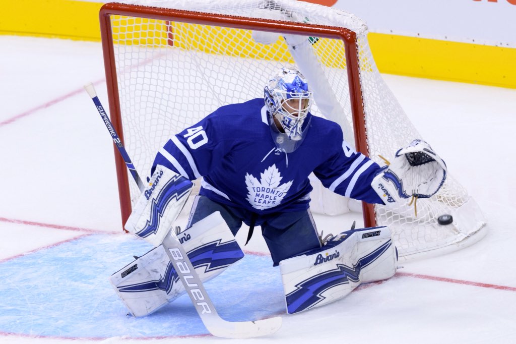 tinymightyman's tweet image. The net is big. It takes an entire team to keep the puck out of it. Yes the goalie has the biggest part of that role but their confidence is as important to their success as the dexterous skills needed to do their job.
It is not our role to make our goalie feel alone.
Go Leafs!
