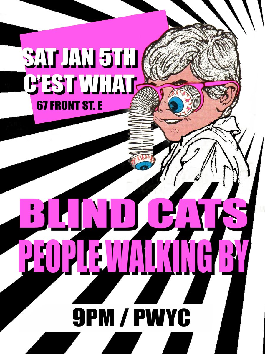 Saturday Jan 5th @ C'est What!