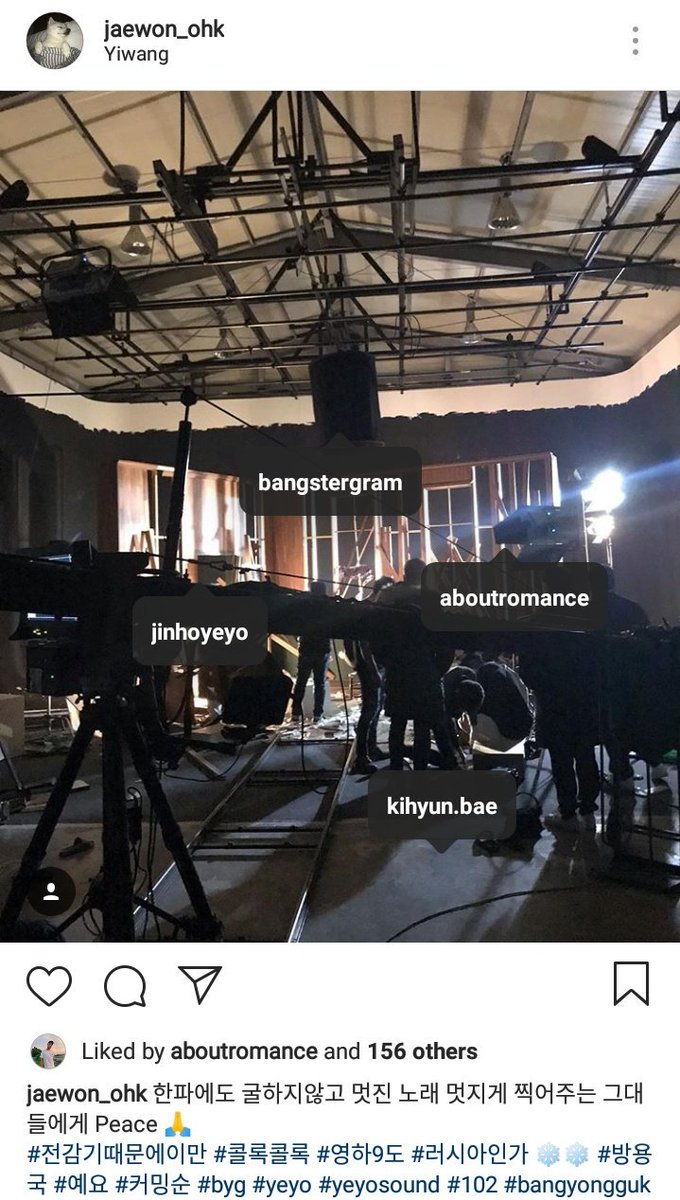 vayumpiree's tweet photo. กองถ่าย mv เพลงใหม่ของยงกุก ที่แดฮยอนแอบย่องไปเยี่ยมมา 
ทั้งที่เป็นช่วงหยุดปีใหม่ อากาศก็หนาว แต่ยงกุกและทีมงานยังทุ่มเทเต็มที่ 
ตั้งตารอฟังรอดูเลยค่ะ! 😍 https://t.co/BVvfAhgJW9
