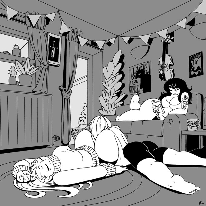 Loungin~
more background practice! 