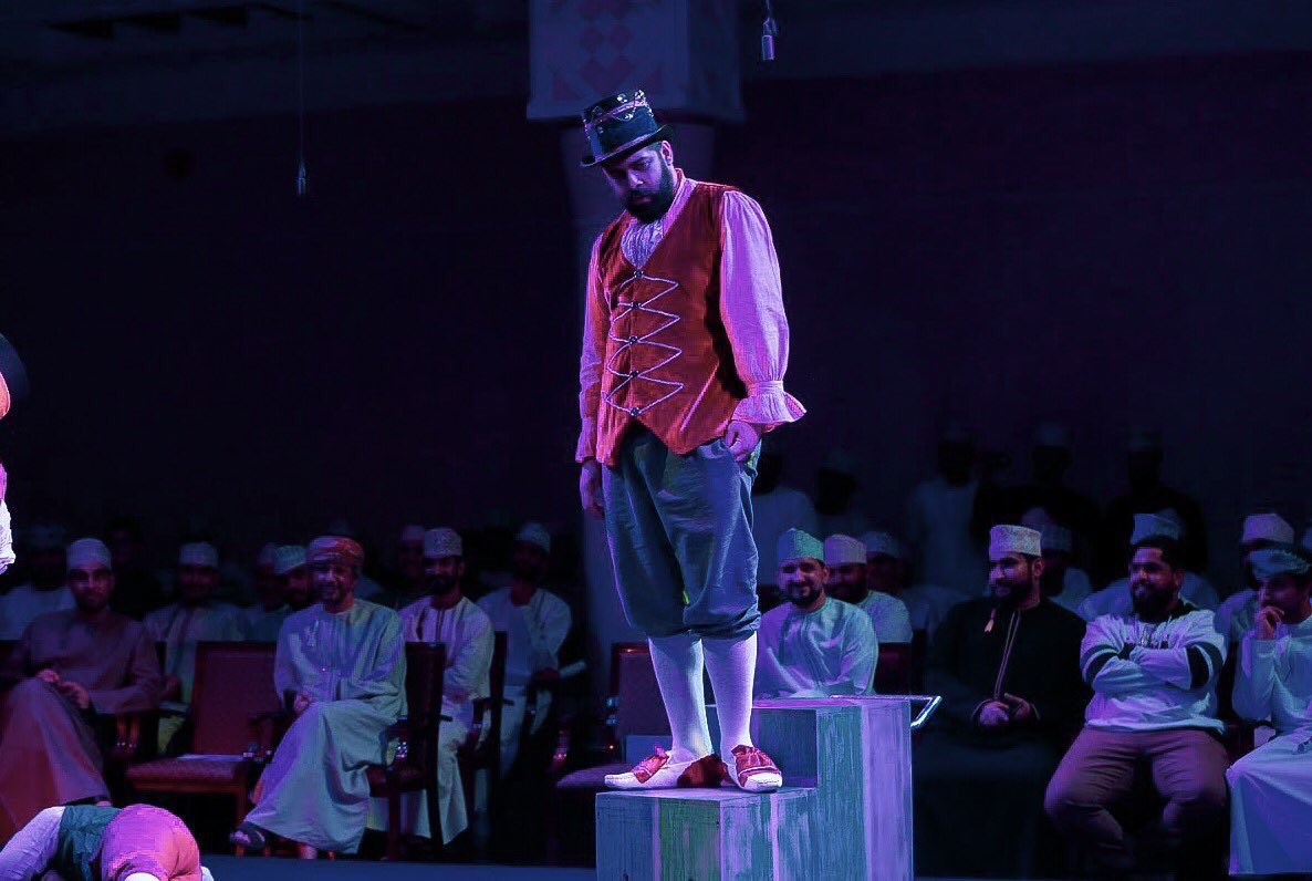 Moderntheat's tweet photo. نبارك لـ @AmjedKalbani  حصوله على جائزة أفضل ممثل، ولجميع الفائزين في #أيام_بيت_الزبير_المسرحية2 https://t.co/dpDwBfp1Aw