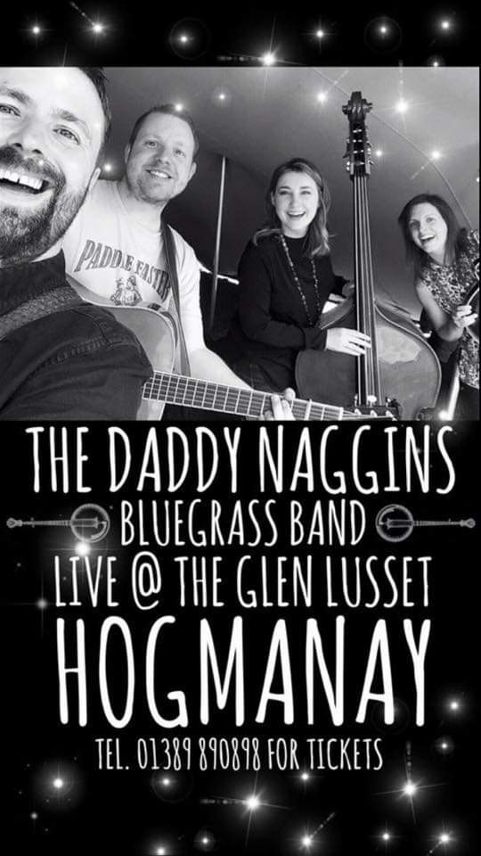 Come and bring in the bells bluegrass style on the 31st! We'll be providing all your hoe down needs at @TheGlenLusset more info at facebook.com/events/2134565… #yeehaw #Hogmanay #newyearseve #bluegrass