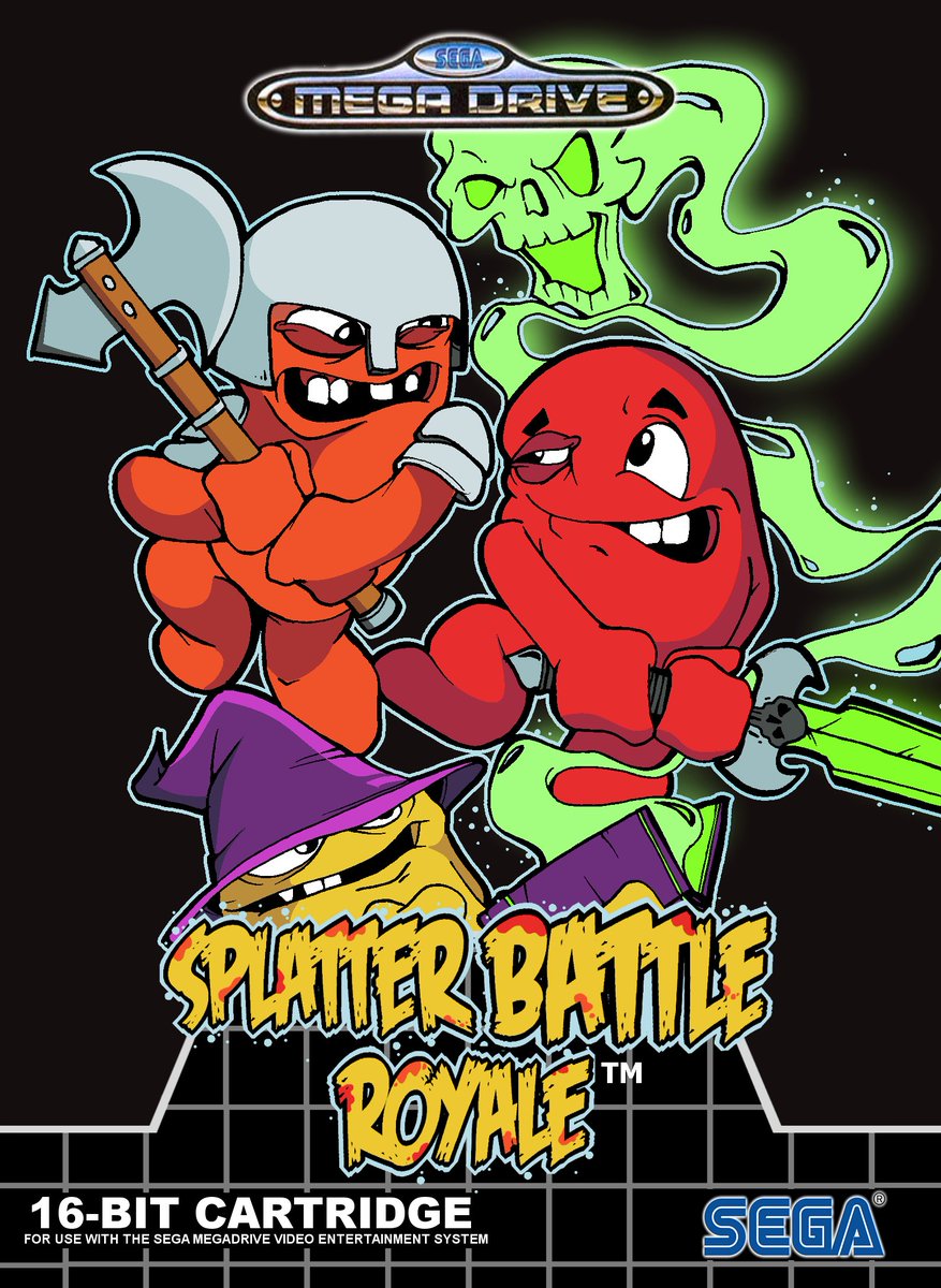 BattleSplatter's tweet photo. #digitalart #indiedev #gamedev #animation #pixelartist #splatterbattleroyale #digitalartwork #megadrive
Splatter battle royale as a megadrive cart :) ahhhh if only :) https://t.co/wFJMV5YZeY