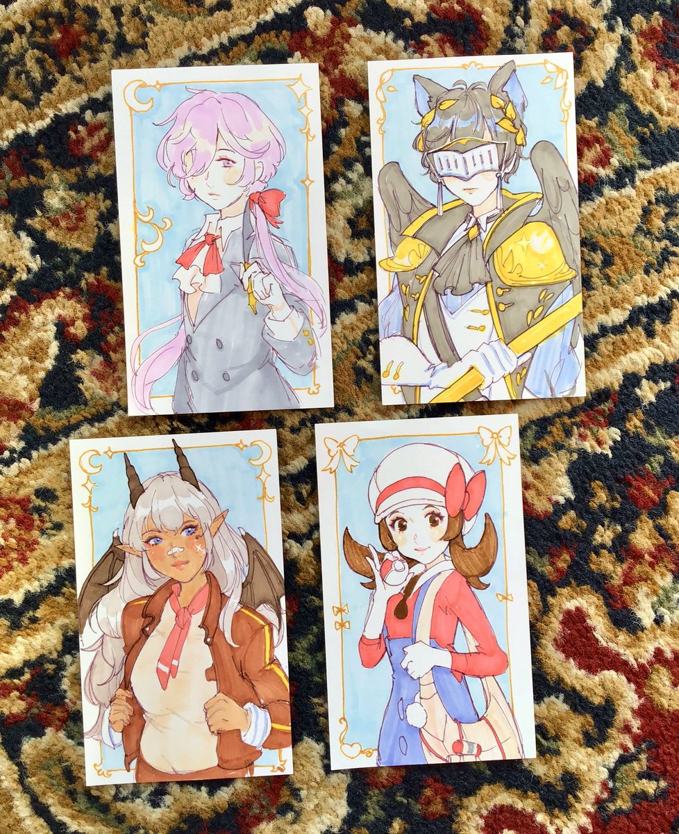 more traditional card commissions(ノ'∀`)♥ 