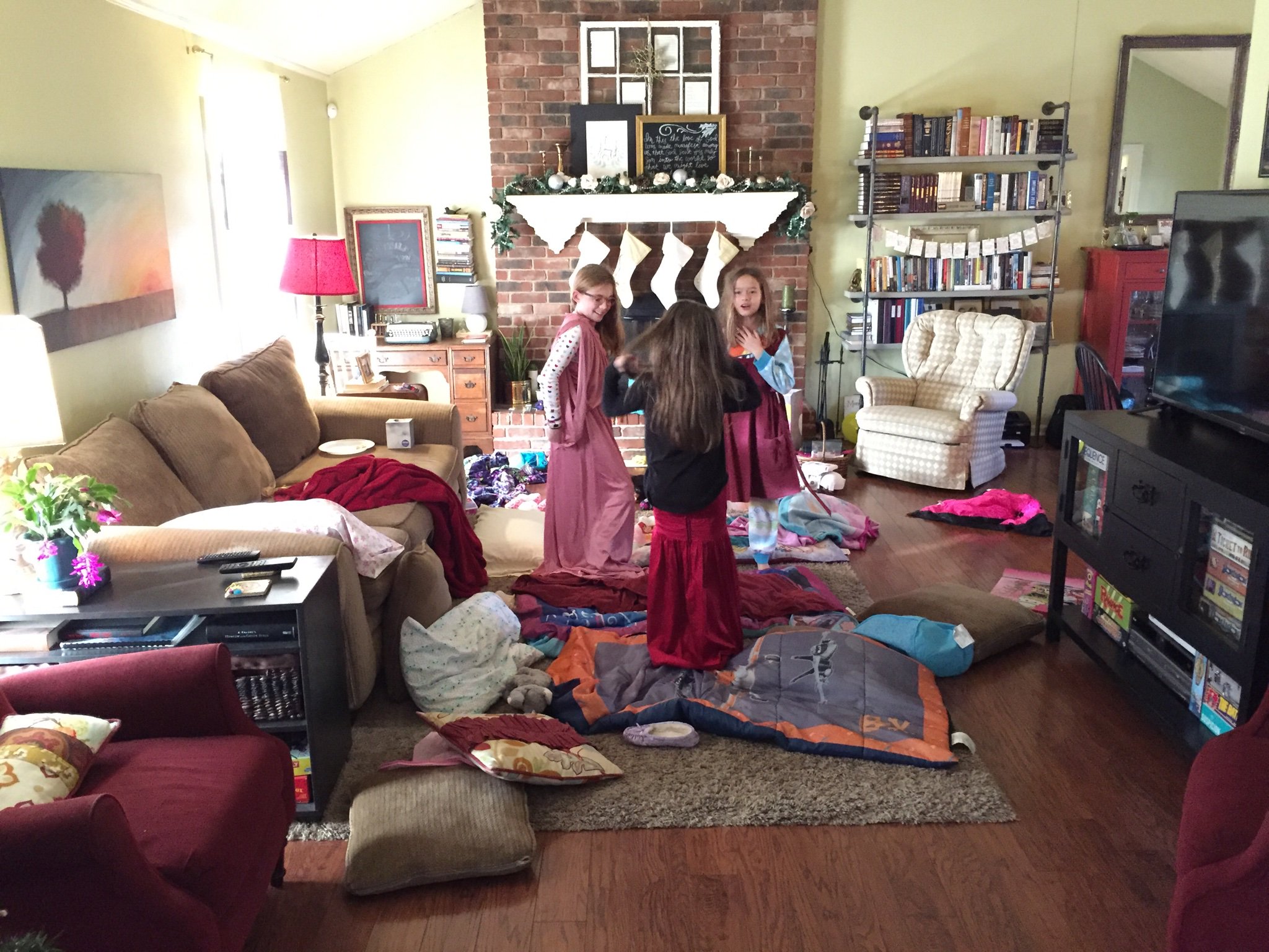 Family Living Room Messy