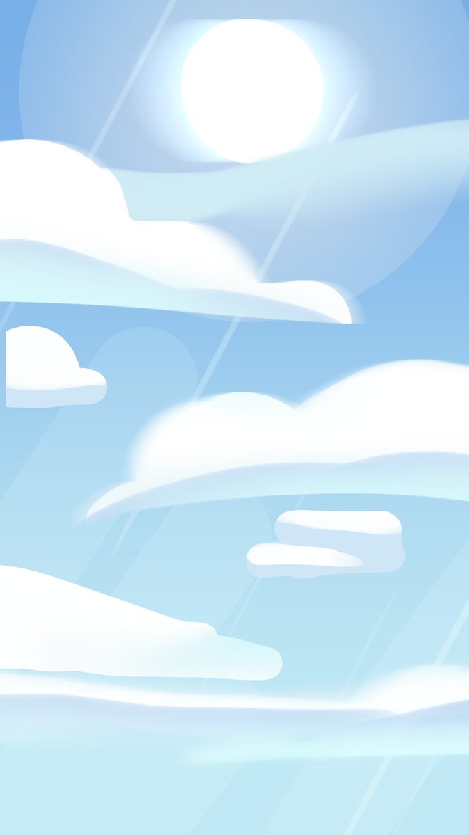 Bastart13's tweet photo. I love the Steven Universe background style so I drew up some phone wallpapers ✨🌅🏙️ https://t.co/9LbAHISqN5