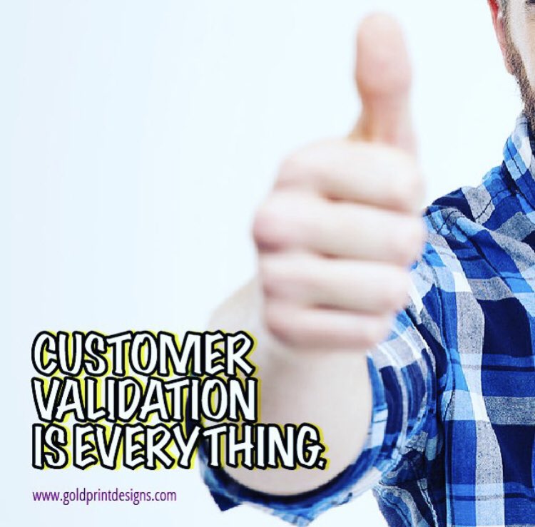 goldprntdesigns's tweet image. Customer Validation. It is the reason why an actual person does a happy dance when you buy from a small business. ⁣#supportsmallbusiness #customervalidation