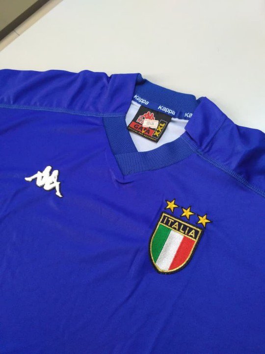 bigandoriginal's tweet photo. Italia National Team Home Jersey ORI 1999-2000 XXL BNWT
Brand : Kappa Original
P :63cm; L :78cm
Rp1juta
Contact : DM/WA 0818710060 (WA Only)
Terima Kasih 👍🏼
@Jerseyforum
#Jersey4Sale #jerseyoriginal #Italia #GliAzzurri #OriginalJersey https://t.co/1ygFiYxFOU