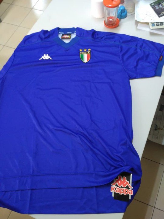 bigandoriginal's tweet photo. Italia National Team Home Jersey ORI 1999-2000 XXL BNWT
Brand : Kappa Original
P :63cm; L :78cm
Rp1juta
Contact : DM/WA 0818710060 (WA Only)
Terima Kasih 👍🏼
@Jerseyforum
#Jersey4Sale #jerseyoriginal #Italia #GliAzzurri #OriginalJersey https://t.co/1ygFiYxFOU