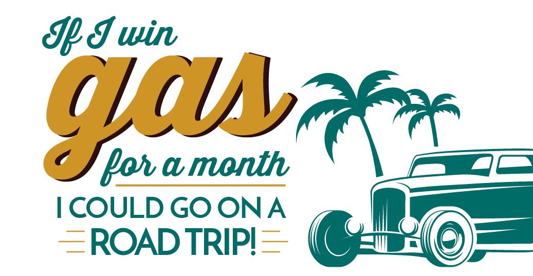 BucketAnn's tweet photo. I just entered Lucktastic’s Gas for a Month! https://t.co/yebPgyrIcJ