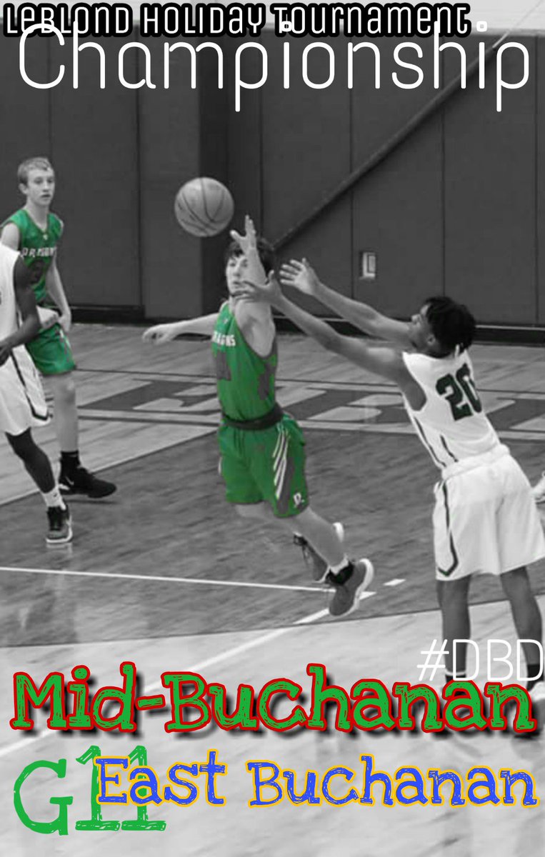MBDragonHoops's tweet photo. G11 gives us a championship game against one of the most talented teams in the state w/ a good coach to boot! Gonna have to bring the fire again!
🕖 8:30 PM (Girls at 7:00 PM)
🏀 East Buch (Girls have Maryville)
📍 LeBlond HS
#DBD #LNF #OneMB #MBDragonPride https://t.co/FZdGeMVLeY