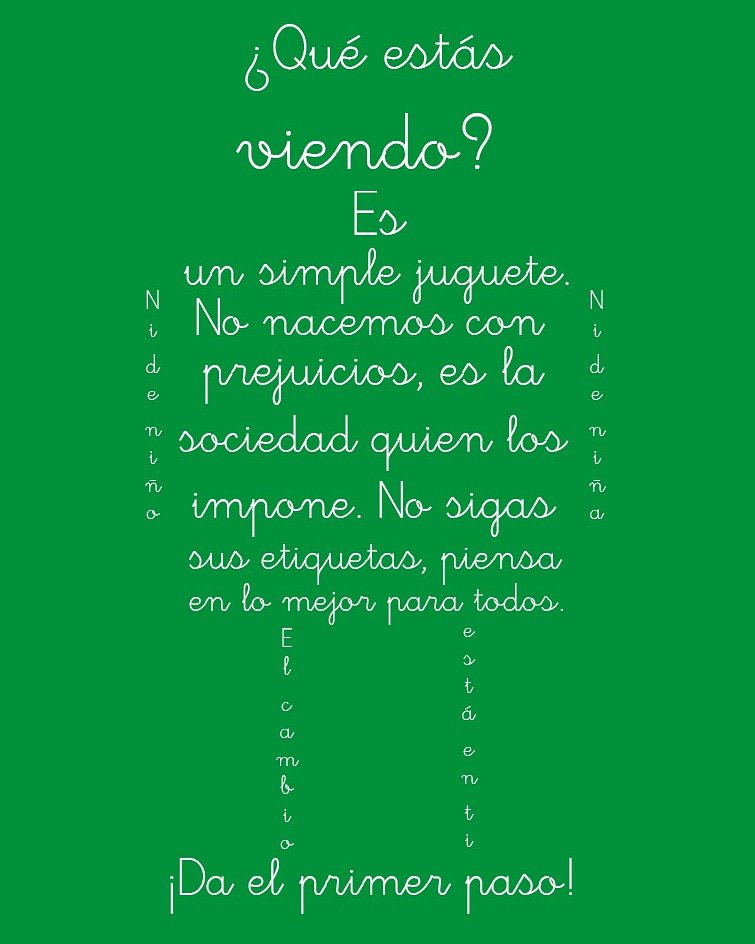 SuperProfe20's tweet photo. Los juguetes no son ni de niños ni de niñas, son de personas. Papás, mamás, tios, abuelas, ... ayudad a los Reyes Magos a que los estereotipos de género desaparezcan. ¡Da el primer paso!

#MI1013A #RolesdeGenero #ReyesMagos https://t.co/T78ftDEBsv
