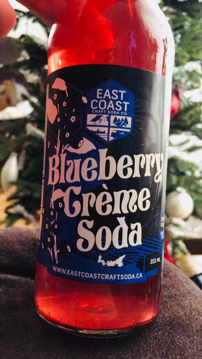 trudastavert's tweet photo. First time trying this soda from @EastCoastSodaCo and I’m impressed!👌🏻💯 #holidays #pei #blueberry #eastcoast #newfavourite https://t.co/Dox0eMhjbj