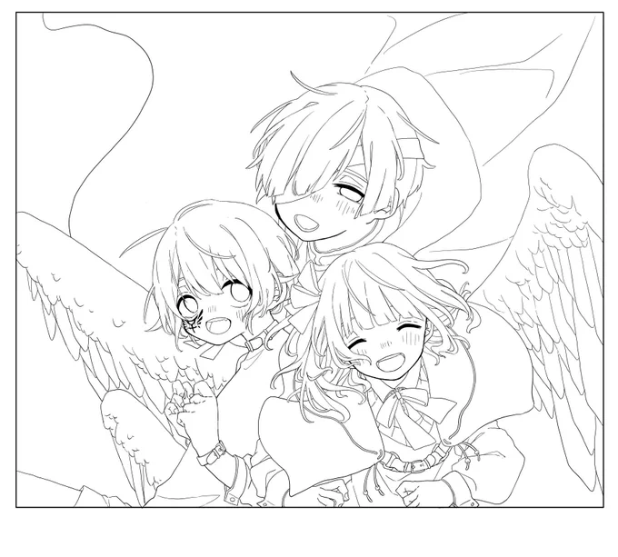 ハイドくんとシエルくんとライちゃん 