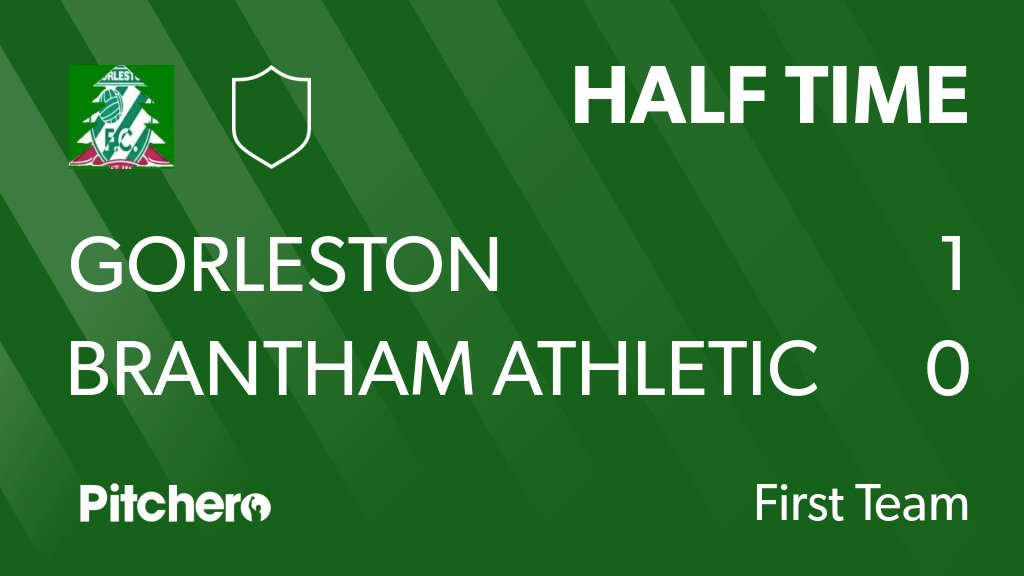 gorlestonfc's tweet photo. HALF TIME: Gorleston 1 - 0 Brantham Athletic
#GORBRA #Pitchero
https://t.co/13WHhLyu5v https://t.co/bD5K6HIWyt