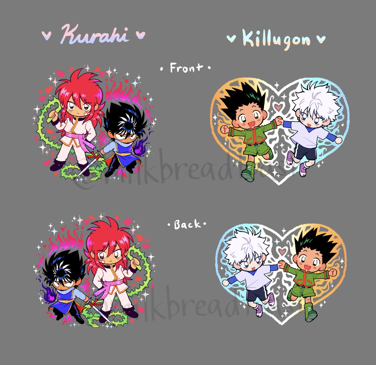 milkbreadtoast's tweet photo. [RT💕💕] Hey everyone!! My shop is finally open for winter!!!😊✨ I have very cute yyh and hxh charms + stickers!!! and a haruhi(ouran) charm too!! I hope you like!!! ☺️🙏💖✨ (accept paypal, ship worldwide)
[yu yu hakusho] [hunter x hunter]
https://t.co/hfdxpdXuwP https://t.co/Gf5HGnR9VE