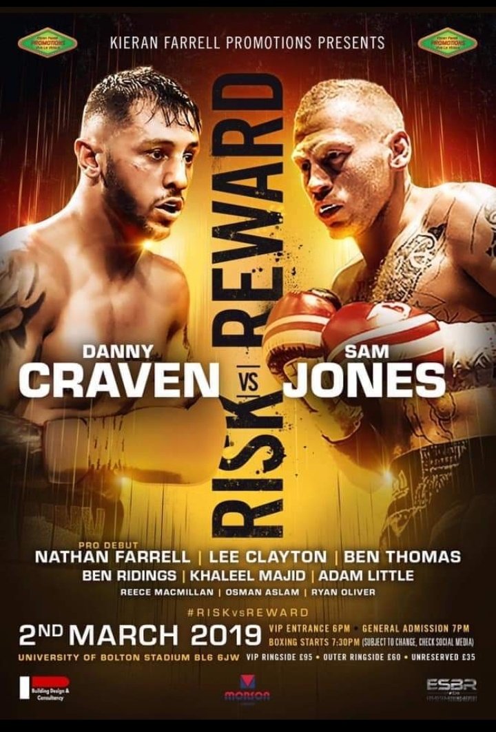 ESBRBoxing's tweet photo. A great 2018 for Team #ESBR topped off by having our logo on a professional #boxing promotion's fight poster for the first time! (Bottom right)
All little steps towards a great future
@TheGreatDoyle @EliotStott1 @jordneild @RichardThomas @BH991 @Kfthepeoplesgym
#7daysofboxing https://t.co/4URg0SQ8Zf
