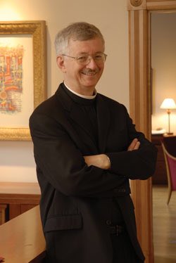President Br. Dietrich Reinhart, OSB, served as 11th president of Saint John's University from July 1991 to October 2008.  December 29th, is the tenth anniversary of his death.  He is remembered every day at Saint John’s.  May he rest in eternal peace.