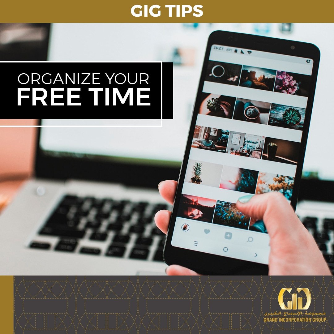 GigQatar's tweet photo. Time spent browsing Twitter, gaming, watching TV and movies can be one of the biggest drains on productivity. This is why you must define when you will take your free time on each day. Organization is the key for this subject! #doha #qatarlife #business #qatarevents #Qatar https://t.co/XsRvnnCmme