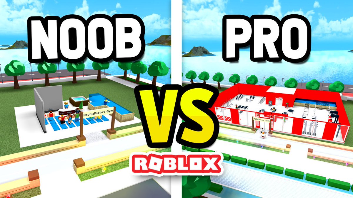 Roblox pro vs noob