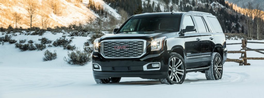 CastleBuickGMC's tweet photo. Dash through the snow and 2019 in the all-new 2019 GMC Yukon Denali. Customize and pick one out with GMC great specials today! #GMC #Yukon #Denali https://t.co/h8DOzmyUwK