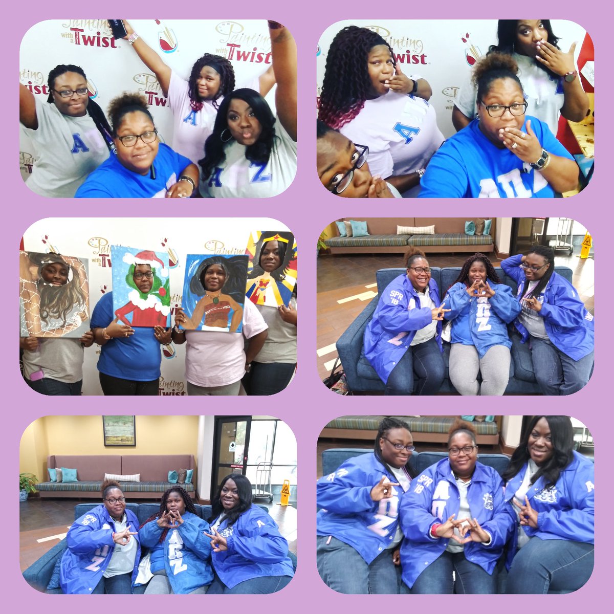 CPORTGURL31's tweet photo. We feeling ourselves BC we are Queens always #apz
#foundersday2018 https://t.co/ASxBFIktqJ