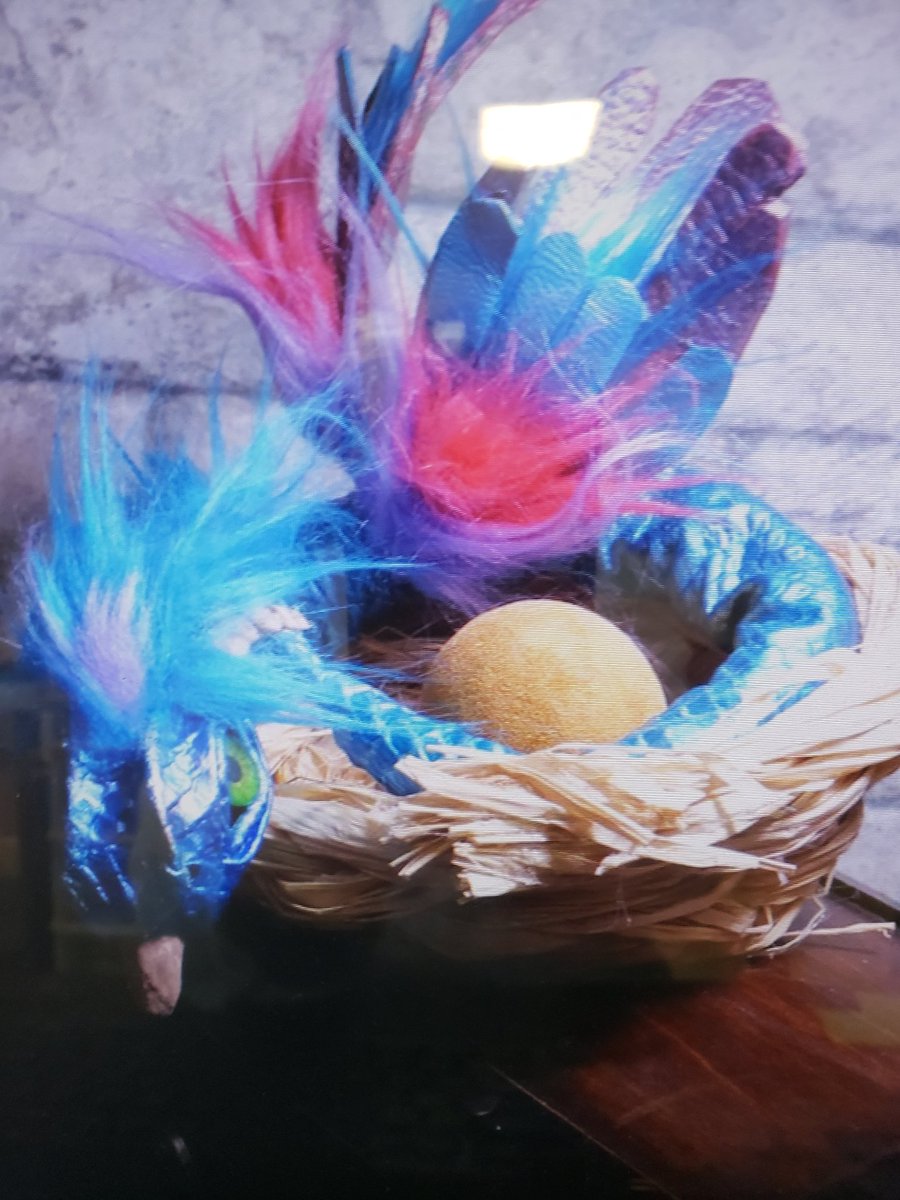 Pippenwycks's tweet photo. A very special little girl in MN has obtained special permission from the Ministry of Magic, U.S. Division, Office of Fantastic Beasts to keep not only a baby Occamy but an Occamy egg as well!! #handmade #oneofakind #fantasticbeasts #pippenwycks #occamy #etsy #etsyshop https://t.co/W82vQgFnY7