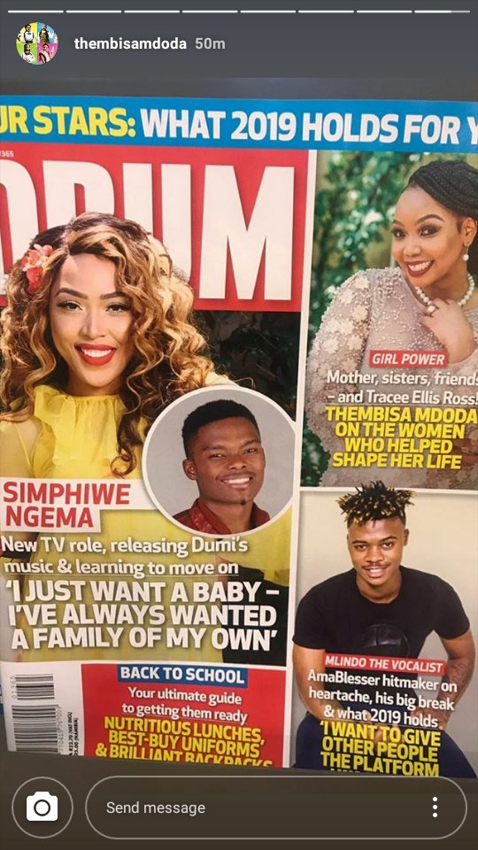 ThembisaDaily's tweet photo. Getting myself @DrumMagazine  on monday 😍💃💃💃💃💃 See you fave @tembisa 😍😍 https://t.co/61uAKfLSkt