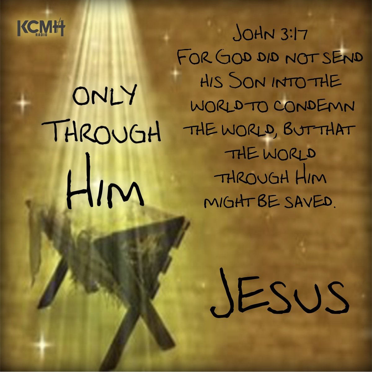 kcmhradio's tweet image. God sent his son so that we would have a way to an eternity with him.  It's only #throughJesus that we can have that eternal life.  We share the gospel, and encourage believers to grow in their faith.  Jesus truly is the reason we celebrate!   #celebrateJesus  #keepchristmosthigh