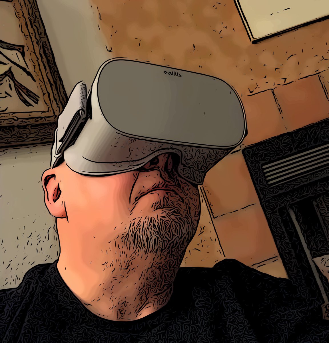 SciTeach3's tweet image. I thought the movie #ReadyPlayerOne was fiction until I got the #OculusGo #VR headset! Even just watching a movie is like being at the theatre. It&apos;s probably a good thing the battery only last a couple of hours or else I would never leave my couch. #mindblown