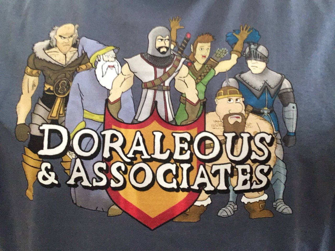 Gray Wolf Today S Shirt Is Doraleous And Associates I Can T Help But Think That Neebs Is Singing The Song That Doraleous Hates So Much Mirdon Is Joining In Drak Is
