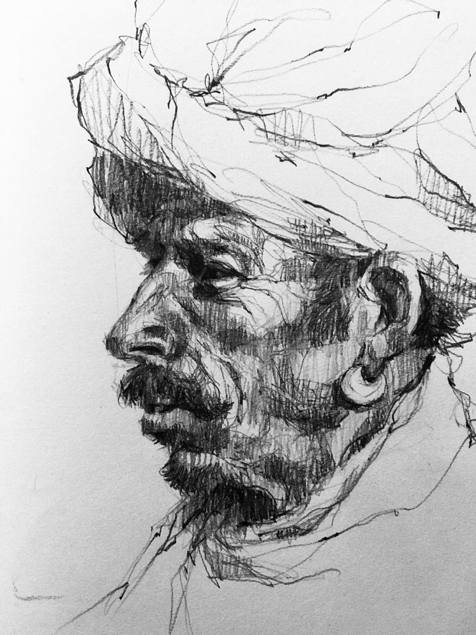 Prakash Thombre on X: Pencil sketch #drawing #headstudy