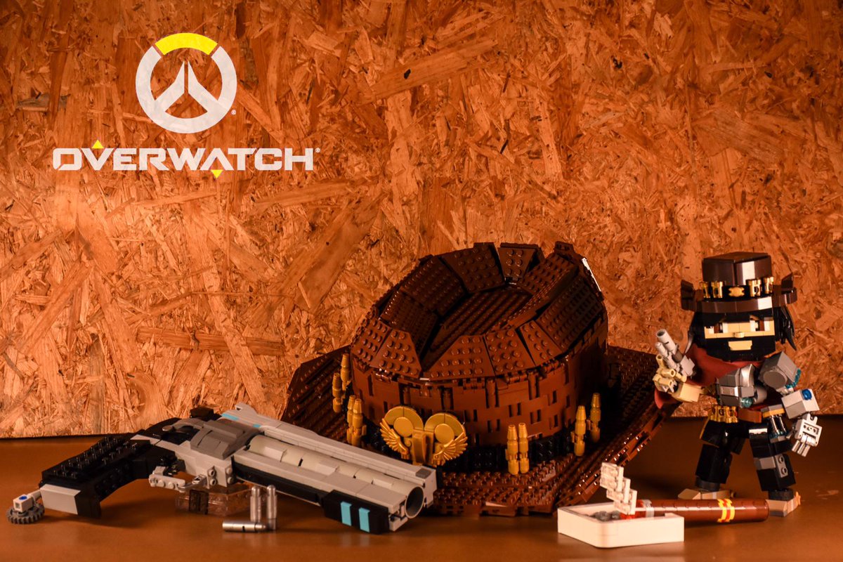 BenjaminFong8's tweet photo. Overwatch:McCree &amp; Outfits
1:1 Peacekeeper, Cowboy Hat, Cigar 
&amp; mini build McCree
McCree-"I am your Huckleberry"

Hope you like it and enjoy our work😊
By @BenjaminFong8 &amp; @johncheng0809

#OverwatchLTBM
#legomoc
#Overwatch
#legocreation
#Peacemaker
#cowboyhat #cigar #McCree https://t.co/RryTWpXjmi