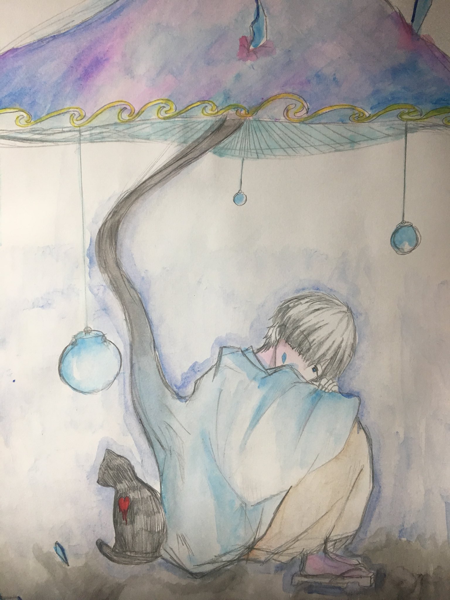 あだ名が マスク かこの絵 イラスト 空想画 過去に描いた絵が出てきましたww 画力がない時代ですねw T Co Qxnp2z9epl Twitter