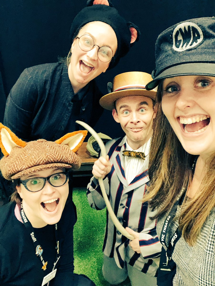 katherinehughe's tweet photo. Final Tale Trail day. Children are at the heart of this show & there are too many magical moment to mention;from a 2 year old singing moley to sleep to screams of joy breaking Toad out of jail. Team of pros @alexdaszewski #mikehugo and #traceybooth it’s been a joy. ❤️ https://t.co/3W79LSu1JP