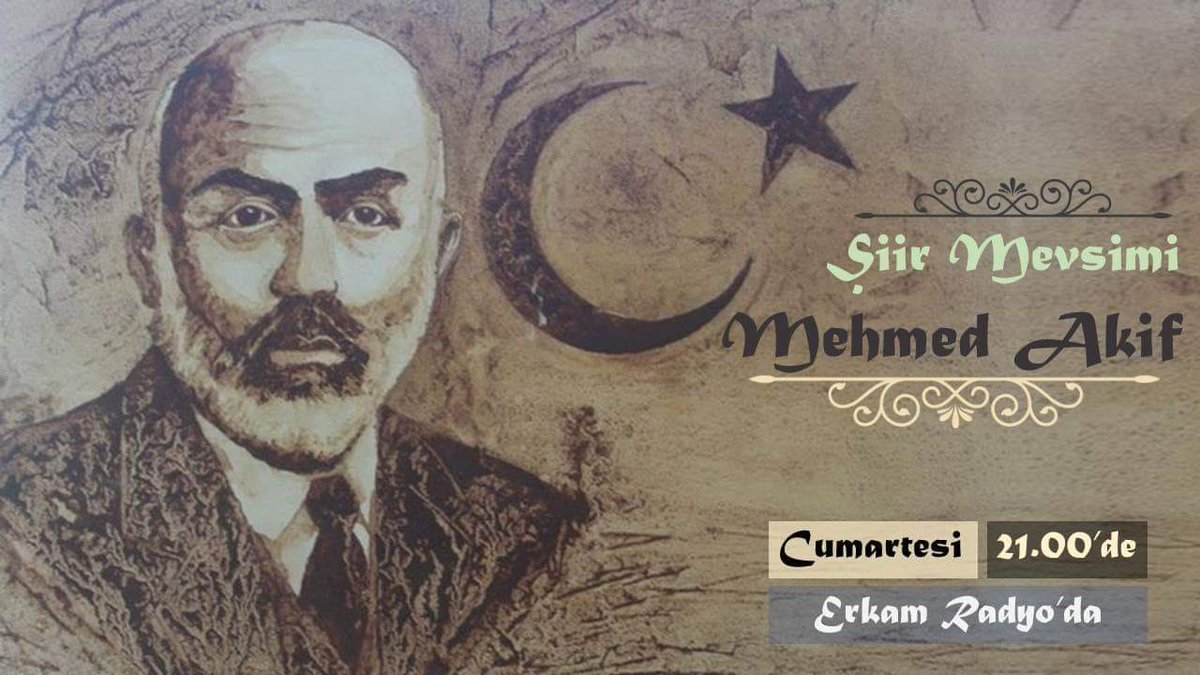 DAVET
Her cumartesi saat 21.00’de Erkam Radyo’dan “Şiir Mevsimi” programını dinlemeye davetlisiniz efendim. Not: Program tekrarı pazar 01.00-02.00 arasındadır.