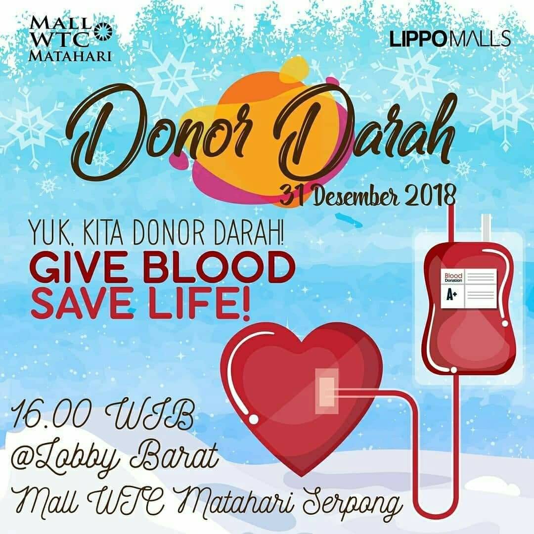 #INFO #DonDar #Tangerang | 31 Desember 2018 | 16.00 - selesai | Mall WTC Matahari. Jl. Raya Serpong 39 | <a href="/june_bfl/">June Malkan</a> Cc : <a href="/MI_Tangerang/">MILITAN 096</a> <a href="/InsideTangerang/">Seputar Tangerang</a> <a href="/tng_tv/">TangerangTV</a> @zonatangerang @_infoTangsel <a href="/Kota_Tangerang/">KOTA TANGERANG</a> <a href="/BFLTangerang/">BFLChapter Tangerang</a> <a href="/pmi_tangerangct/">PMI Kota Tangerang</a>