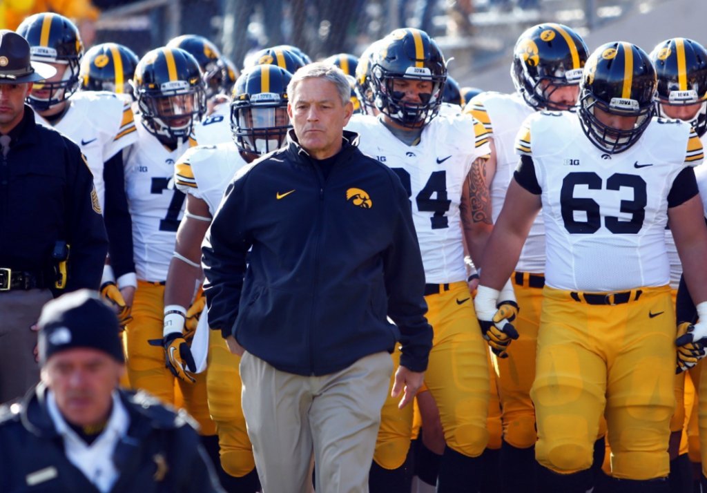 uiowa's tweet photo. This season, @HawkeyeFootball's Kirk Ferentz became the program’s winningest coach ever. Here are the top ten moments during his time at Iowa over the past two decades. https://t.co/2bte6g1PBK https://t.co/3IaGTMQtcb